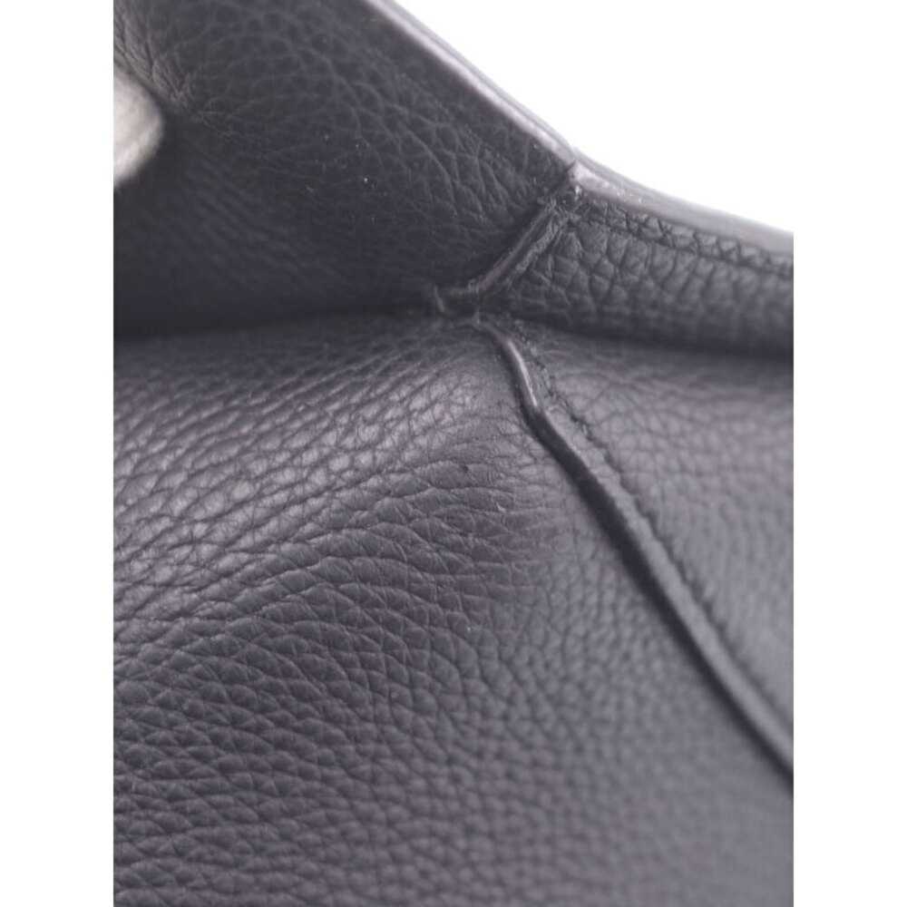 Celine Shoulder Tote Trifold Bag Leather Grained - Picture 7 of 9